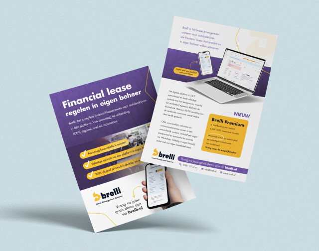Flyer Brelli mockup